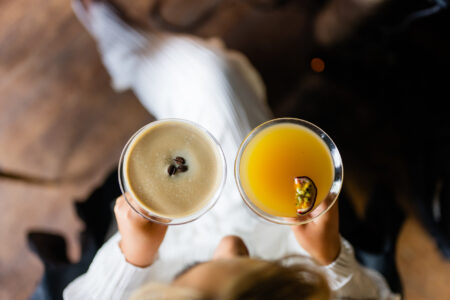 Cocktail shot pornstar and expresso martini